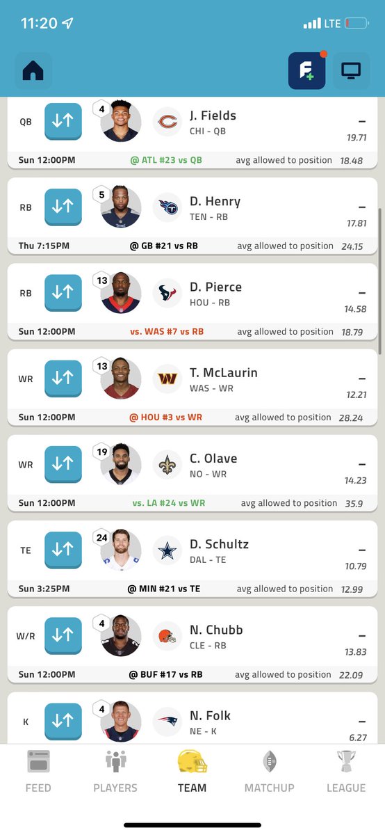 BrysonWW2's tweet photo. @NFLFantasy Not 10-0 but I would like to shout out this monster lineup, I also have the pats d, only position I lack is wr https://t.co/SpwJRJVjjq