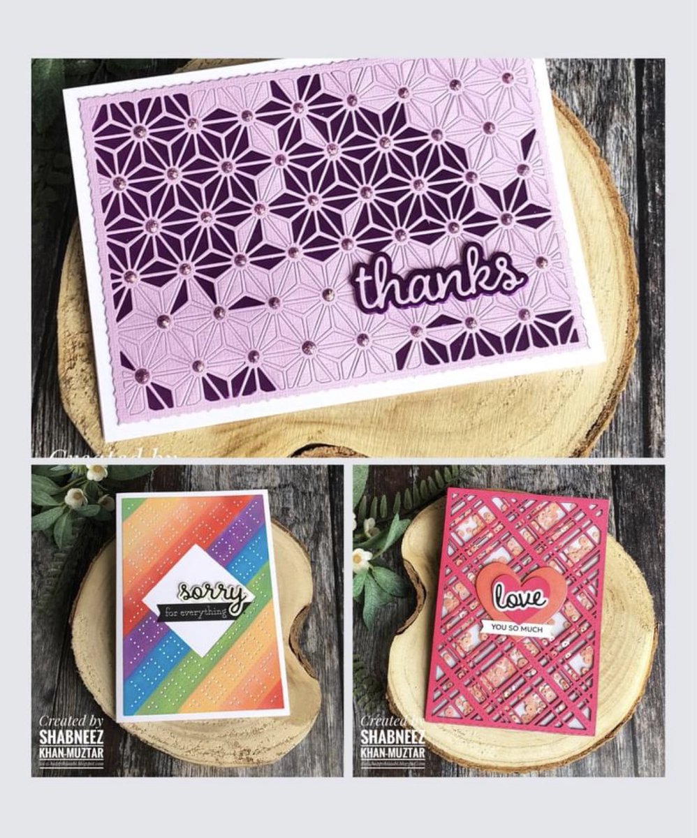 simplyshabneez's tweet photo. Happy Wednesday!
I’m sharing some of my creations using the @tonicstudios Patterned Panels & Simply Sentiments collection. More on my blog: https://t.co/UgwU0mfEti #cardmaking #papercraft #craftblog #craft #cardmaker #papercrafting #crafts https://t.co/C5qrlXp8XA