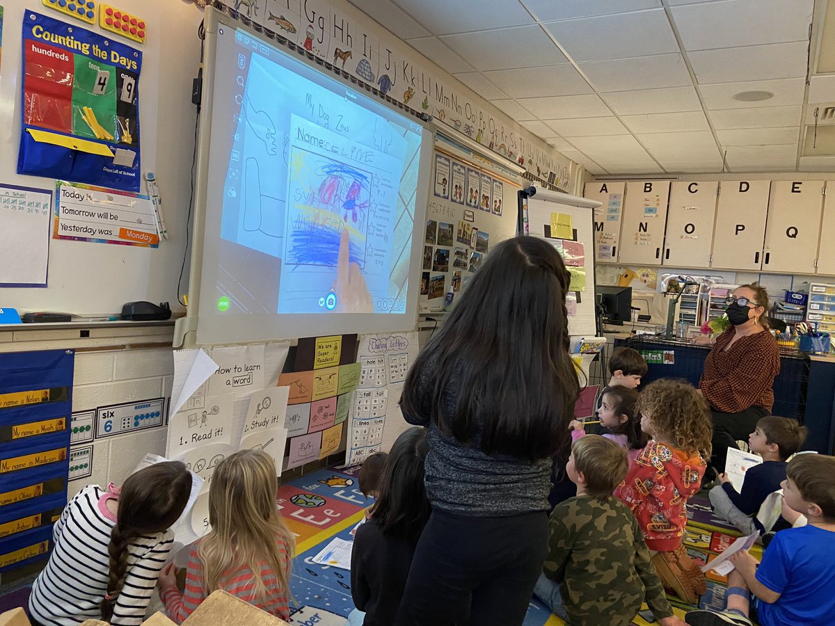 Kinder Ss writing with showing and telling <a href="/amandalah/">Amanda Hartman</a> <a href="/LizaLauter/">Liza Lauter</a> <a href="/HemptonK/">KimberlyHempton</a> <a href="/MaryHillberry/">Mary Hillberry</a> <a href="/LonePineSchool/">Lone Pine Elementary</a> <a href="/bhschools/">BHSchools</a> @TCRWP <a href="/Tara_Endres/">Tara Endres</a>