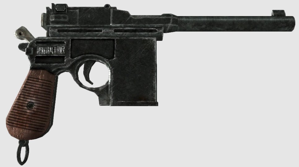 falloutoftheday's tweet photo. The Fallout gun of the day is the Zhu-Rong v418 Chinese Pistol from Fallout 3! Try saying that three times fast, this pistol is different than most of it kind. The Zhu-Rong's bullets do fire damage, one of the few guns that do.
#Fallout #Fallout3 https://t.co/PHICdTkWDA