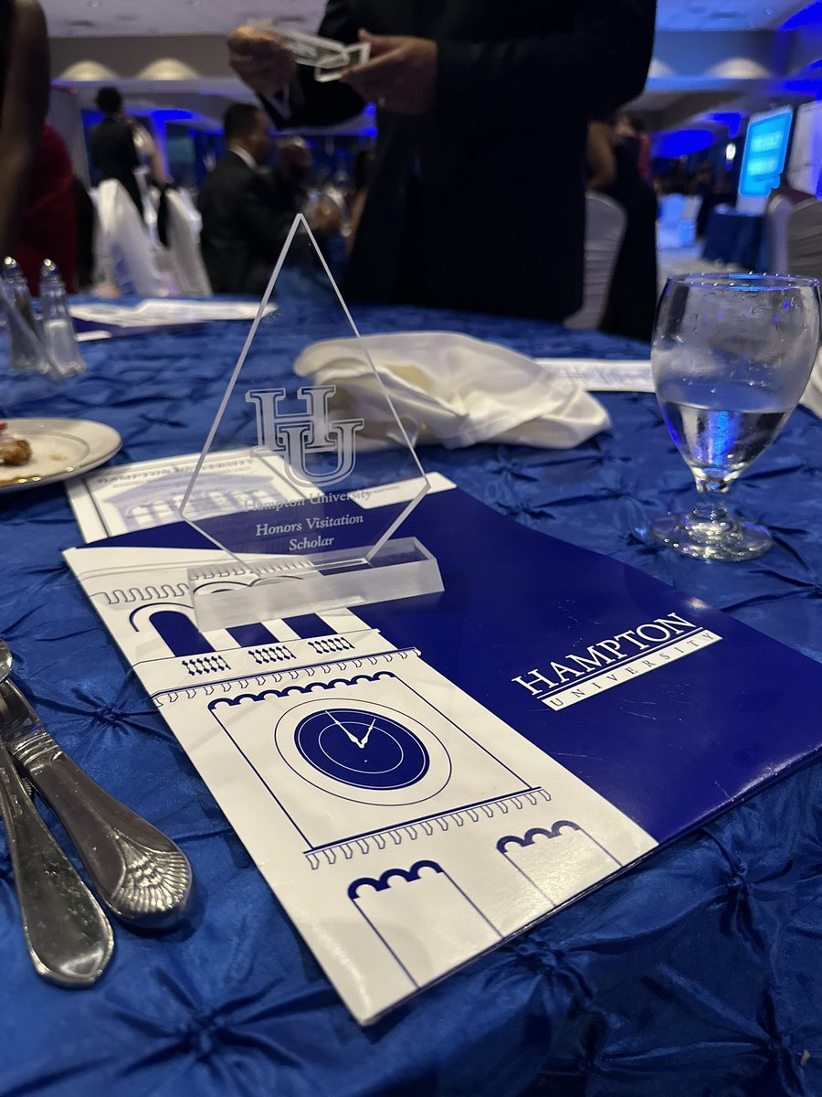 Excited to receive an academic scholarship from Hampton University worth nearly 100k toward a four year degree among a select few of applicants. Truly a blessing!