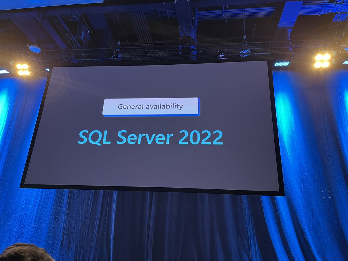 Just announced—SQL Server 2022 released for GA! 🔥