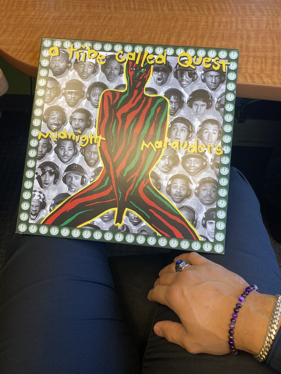 Another #record added to the collection. If y’all don’t have #atribecalledquest in your repertoire you ain’t living.