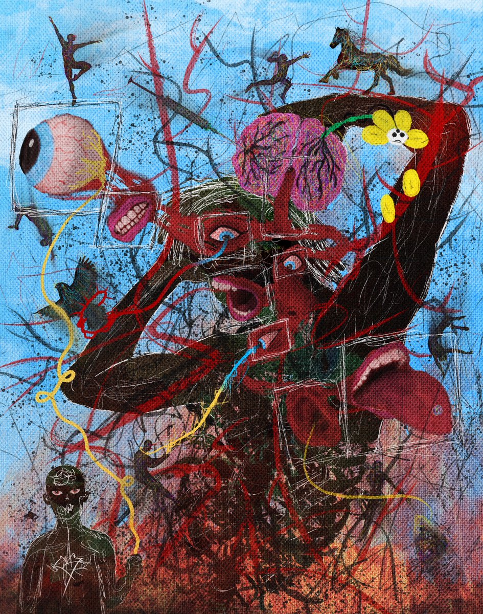 "Addiction"
1/1 available on <a href="/foundation/">Foundation 🌐</a>  
Link in replies🔗