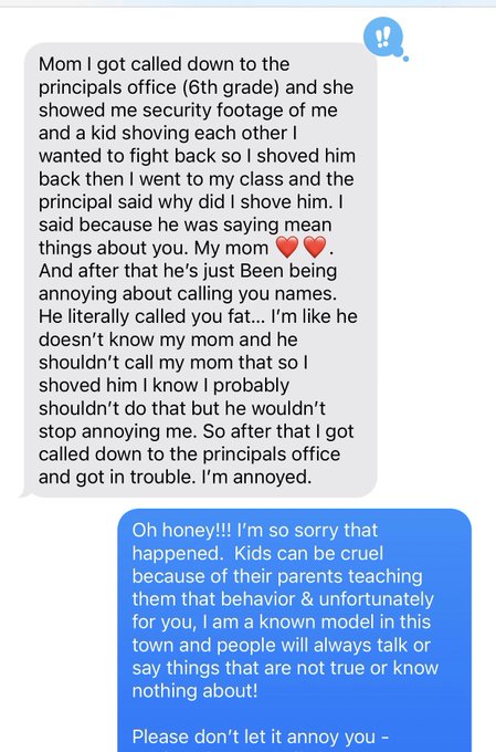 Kids can be so cruel, but I am reminded how sweet my kids are, especially my youngest son ❤️😭😭😭😭 hate<a href="/tag/parenthood"class="tags"><span>#parenthood</span></a>