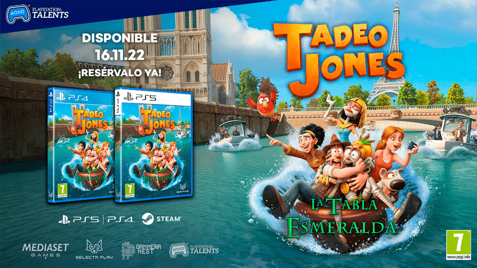 TodoJuegos_com's tweet photo. ¡SORTEO!

Una (1) copia digital de Tadeo Jones 3 para PS4 o PS5.

1- RT + Seguir a @Todojuegos_com
2- Menciona a tu compañero de aventuras con #TadeoJonesLaTablaEsmeralda
3- Participa hasta el 20/11/2022 a las 23:59h.

* Una participación por persona
** No cuentas sorteo https://t.co/tUmzu4jwGn