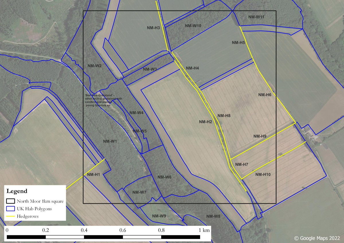 TeamNEYEDC's tweet photo. We were pleased to complete some work recently for @WoldEcology at Dawnay Estates, as part of a #biodiversity audit in @northyorkmoors. Digitising habitat field survey maps to #UKHab standard supports the Defra Biodiversity Metric calculation for each 1km square 🖱️ https://t.co/raX2cezqkc