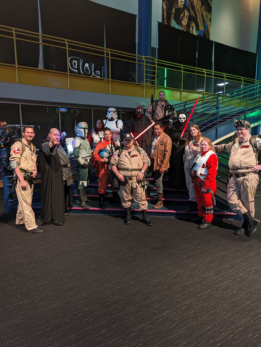 starwarsindiana's tweet image. Back on 10/22/2022 @Bloodfin Garrison, @MosEspaBase and Taakure Clan invaded the @TCMIndy for their Halloween After Dark event!