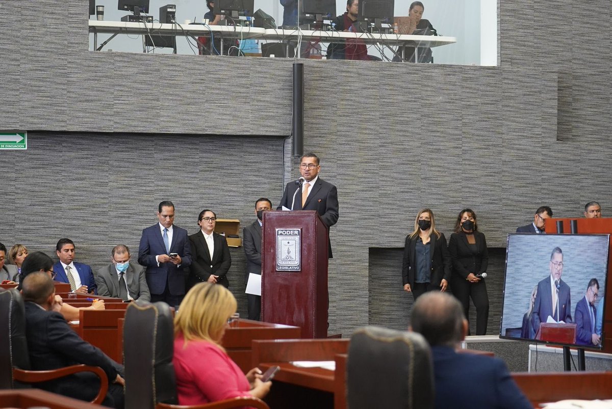 SG_Morelos's tweet photo. En cumplimiento a la solicitud hecha por el @MorelosCongreso, el secretario de Gobierno, @SGSamuelSoteloS asiste al recinto legislativo. https://t.co/mRq4TAkAV6