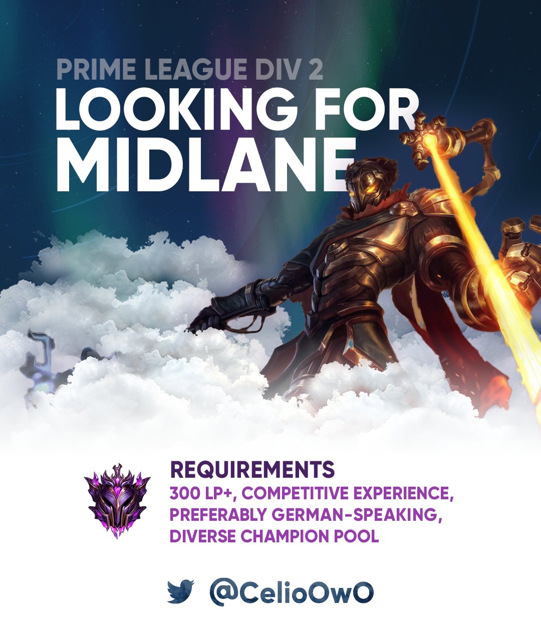 TwoStoneLoL on Twitter "kitscesports PrimeLeague CelioOwO Alsooo
