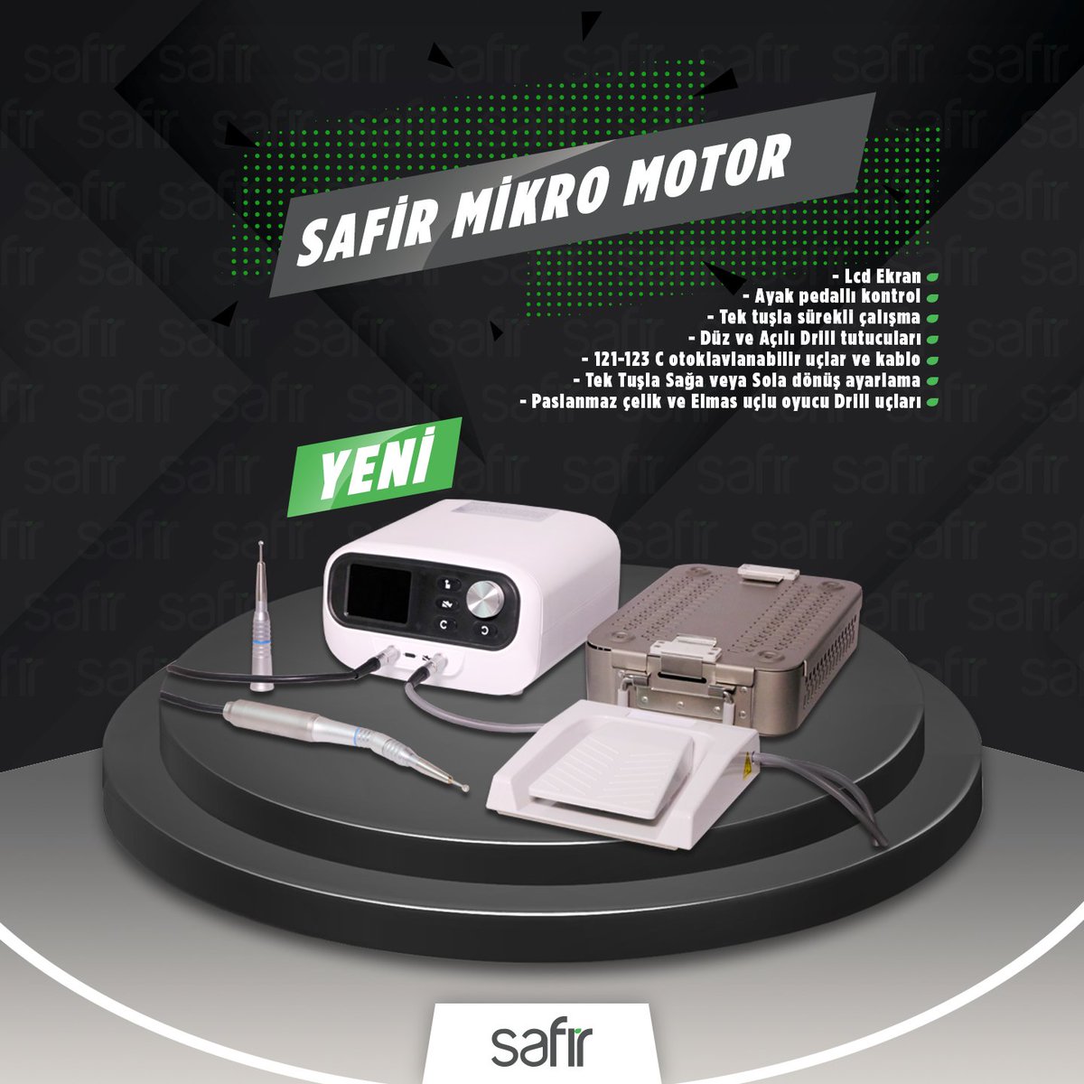 hasvetmedikal's tweet photo. ✰ YENİ ÜRÜNÜMÜZ ✰ 

➭ SAFİR MİKRO MOTOR
Omurga Cerrahisi için Mikro Motor

» Bilgi ve Sipariş için;
☎��� Bölge Satış Temsilcilerimiz veya 444 4 838 numaradan iletişime geçebilirsiniz.

@safircerrahi
@travmavet
#hasvetmedikal
#safircerrahi
#travmavet https://t.co/hdQTCVjFPw