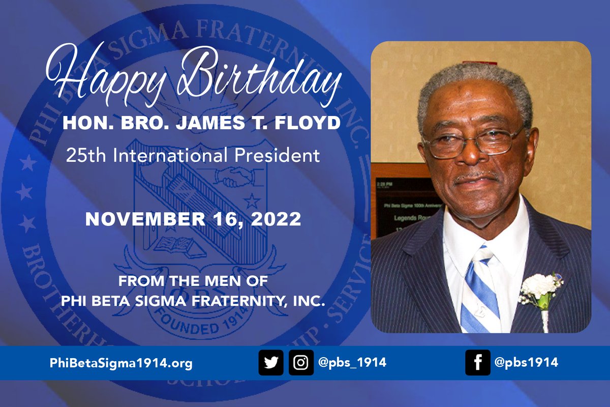 pbs_1914's tweet image. Happy Birthday to Hon. Bro. James T. Floyd.

#pbs1914 #Sigma108