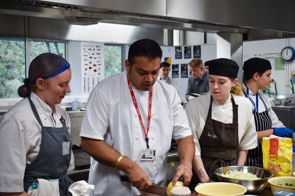 Hospitality Table Cornwall (@hospitalitytc) on Twitter photo Today we saw chefs from <a href="/WatergateBay/">Watergate Bay Hotel</a> Hotel come to <a href="/Truro_Penwith/">Truro&PenwithCollege</a> to provide the Apprentices with key knowledge in preparation for the Apprenticeship Awards this Friday. 🍽
We would like to thank Watergate Bay for taking the time to come and teach the Apprentices Today we saw chefs from <a href="/WatergateBay/">Watergate Bay Hotel</a> Hotel come to <a href="/Truro_Penwith/">Truro&PenwithCollege</a> to provide the Apprentices with key knowledge in preparation for the Apprenticeship Awards this Friday. 🍽
We would like to thank Watergate Bay for taking the time to come and teach the Apprentices