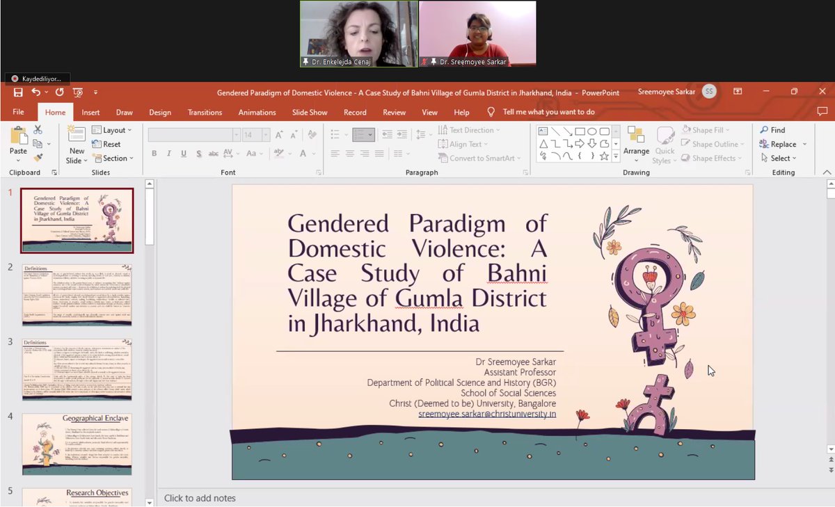CGS_2021's tweet photo. The fourth session of the first day of CGS 2022 has just started at 16.00 (Istanbul GMT+3)
Session 4  ‘Gender and Violence II

#violence #covid-19 #domestic #security #occupation #gender https://t.co/jjlA3UG2z3