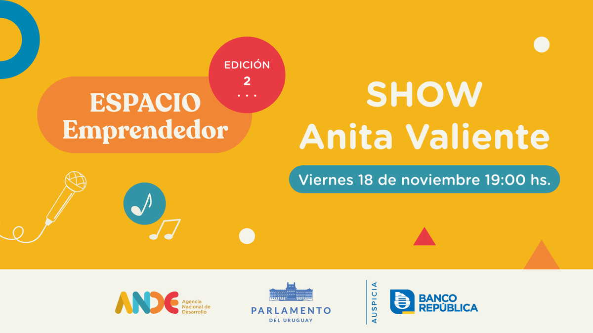 🎉 Faltan dos días para que nos encontremos 🎉

Veni a conocer a los emprendimientos de todo el país que apoyamos desde ANDE, a comer rico y a disfrutar de un fin de semana de shows y actividades 🍕🍺🧃