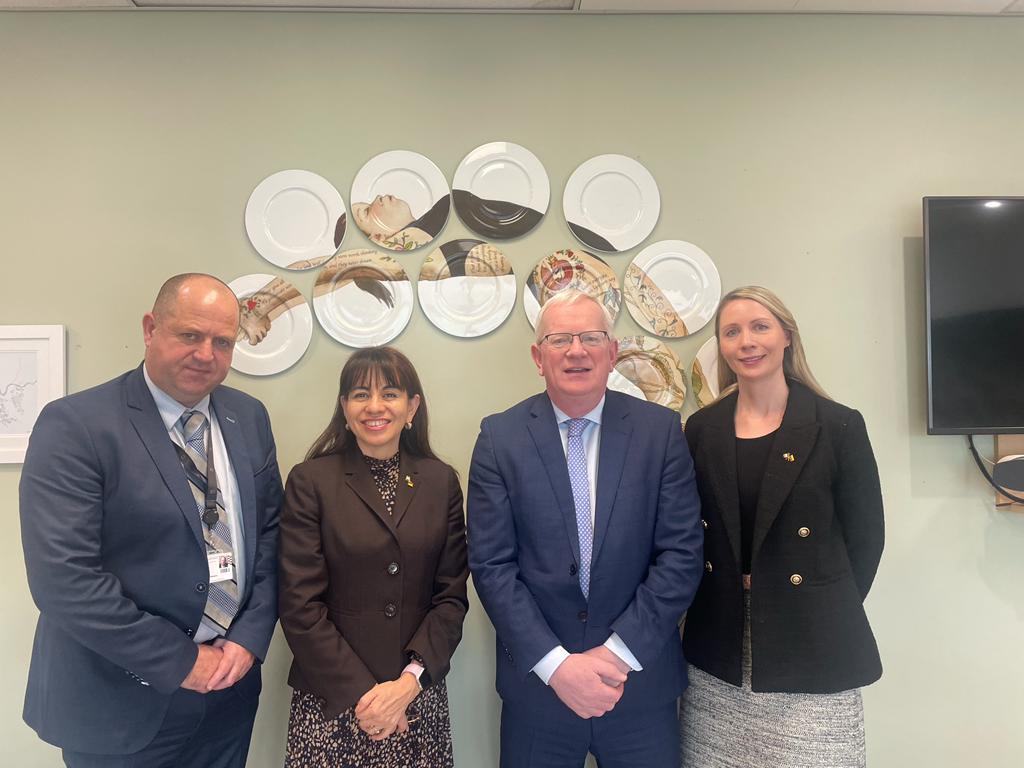 Embassy of Colombia to Ireland (@embcol_ireland) on Twitter photo Great meeting President of <a href="/TUS_ie/">Technological University of the Shannon</a> Prof. Vincent Cunnane, Vice President of International <a href="/mcnamara01/">Donnacha McNamara</a> & Director of <a href="/TUS_Intnl/">TUS International</a> today. Learning of their efforts to make of Limerick an international students destination. Grateful for their interest in promoting mobility in HE.🇨🇴🇮🇪 Great meeting President of <a href="/TUS_ie/">Technological University of the Shannon</a> Prof. Vincent Cunnane, Vice President of International <a href="/mcnamara01/">Donnacha McNamara</a> & Director of <a href="/TUS_Intnl/">TUS International</a> today. Learning of their efforts to make of Limerick an international students destination. Grateful for their interest in promoting mobility in HE.🇨🇴🇮🇪
