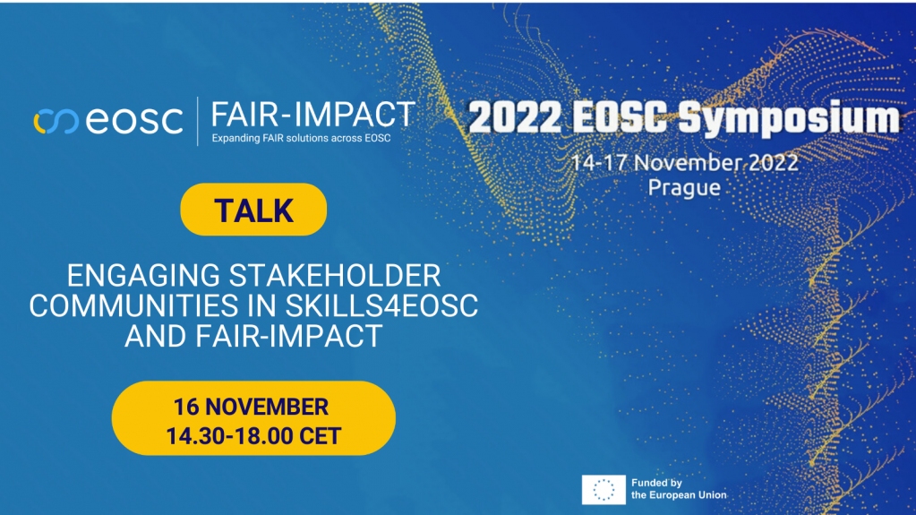 fairimpact_eu's tweet photo. Along with @Skills4Eosc we will help the #datacommunity in increasing its #FAIRdata capacities in the entire #researchlifecycle to support the deployment of #OpenScience in 🇪🇺 JOIN US NOW at the #EOSCSymposium &amp; embrance the #datastewardship! @EoscPortal 
 https://t.co/NiaC5akGi8 https://t.co/BG0cOC6uAq