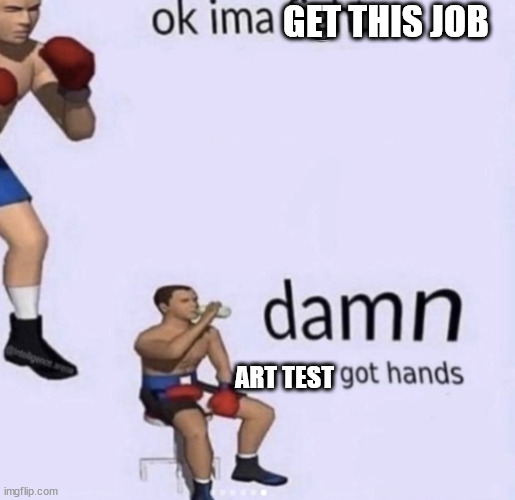 This Art Test kicked my ass 💀 #Gamedev