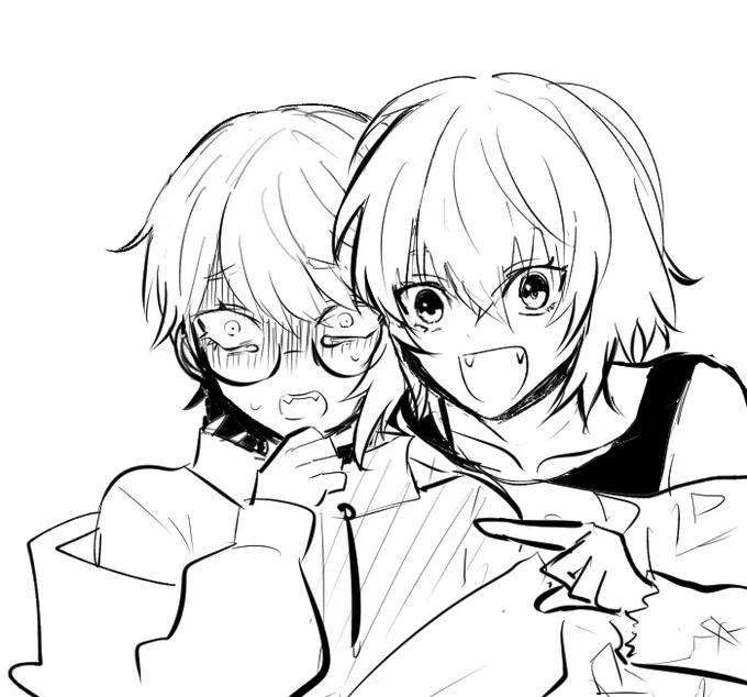 メメ中心古の落書き 