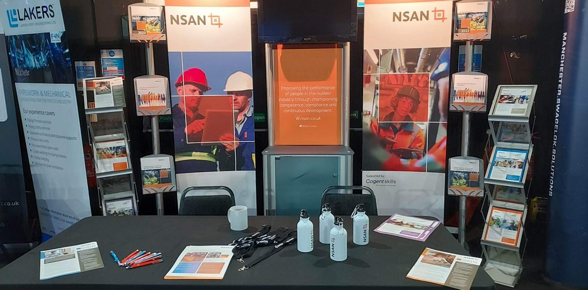 NSA_Nuclear's tweet photo. We're here at #nuclearmanufacturing22! Come say hello and see how we can help you with skills for nuclear๐
@NuclearAMRC https://t.co/Y0d5c8h31J