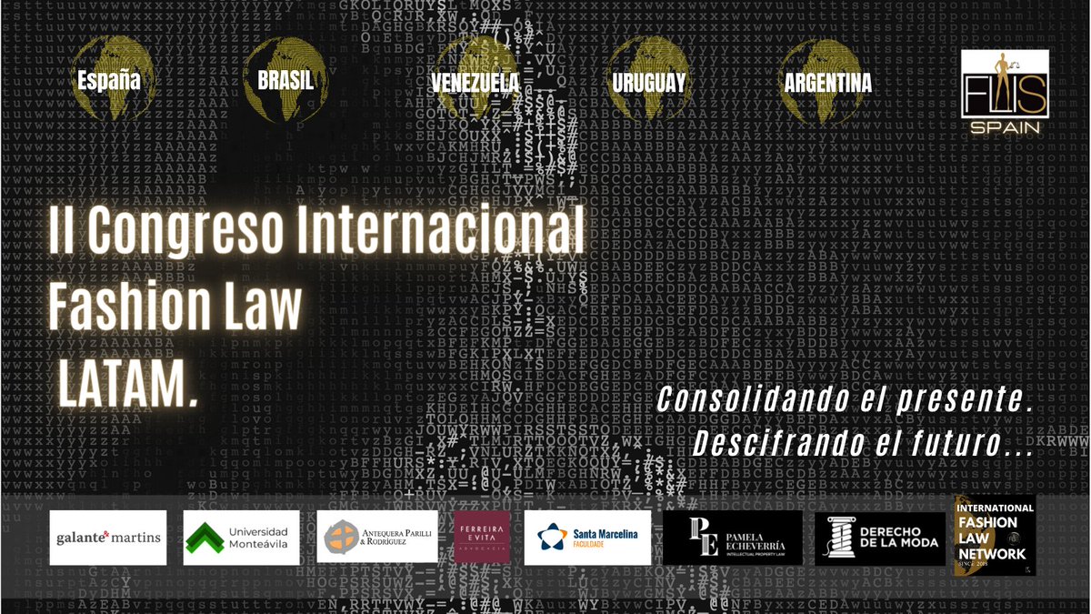 II Congreso Internacional Fashion Law LATAM 2022. (ONLINE) Del 5 al 9 de diciembre, <a href="/FashLawSpain/">FashionLawInstSpain</a>  celebra junto a 4 países invitados el II Congreso Internacional Fashion Law LATAM. 

Registro: fashionlawinstitute.es/flis-fashion-l….

#FLISpain #Derechodelamoda #FashionLaw #CIFFLATAM #Moda.