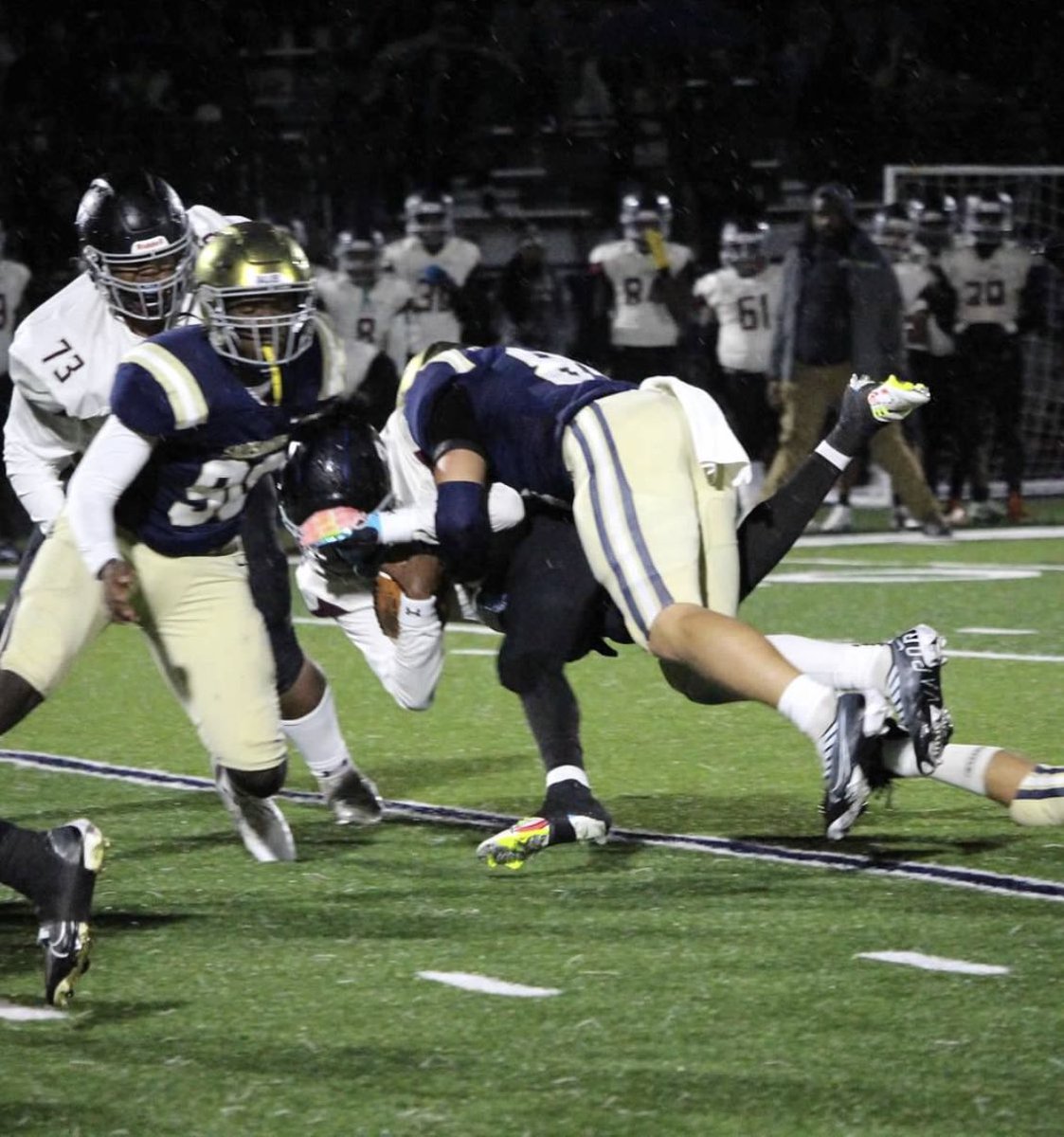 First team district Defensive End/Tight End and DPOY all district 🔥🤝