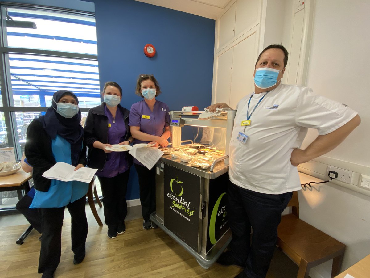 GoodgerCaroline's tweet photo. Taste testing texture modified diets with the โฆ@ASPHFTโฉ and โฆ@cateringasphโฉ teams. #whatdietitiansdo https://t.co/Lw4SqZ6v5e