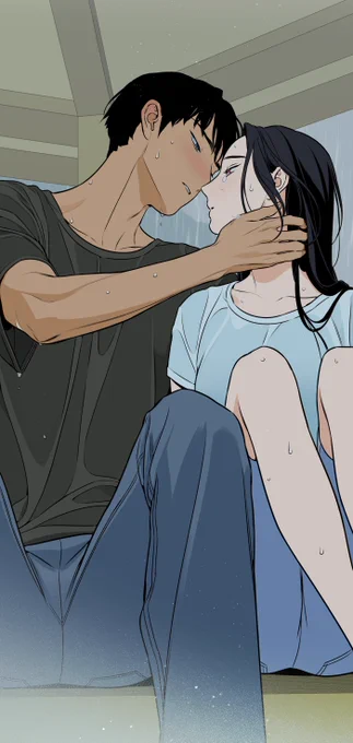 네이버 웹툰 2022 몰래보는 로맨스 마지막 회! <소나기> 작화했습니다 이번에도 이레님과 함께 했어요 