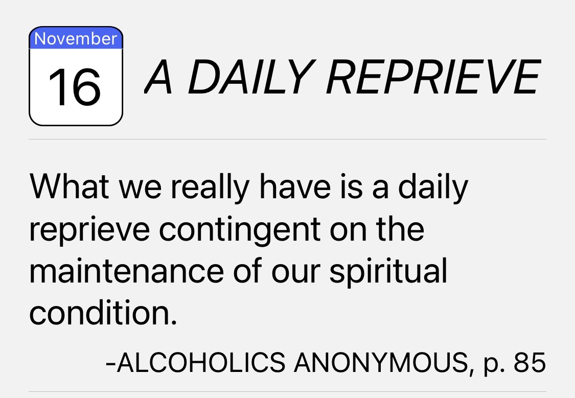 modoslupinos's tweet image. #alcoholicsanonymous
#dailyreflection
#dailyreprieve
#justfortoday
#onedayatatime