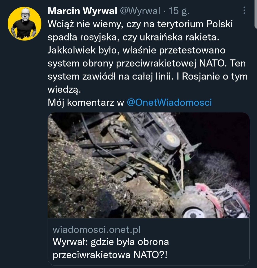 PolWieLepiej's tweet photo. No i wrwał się @Wyrwal jak filip z konopi.
#Onet i jego dziennikarze są jednak cholernie prokremlowscy i to jak oni marzą o zwycięstwie Putina to aż niewiarygodne.
Panie #Wyrwał, #unfallow. Nie czytam ruskich troli. Won! https://t.co/k4gIdSBfkl