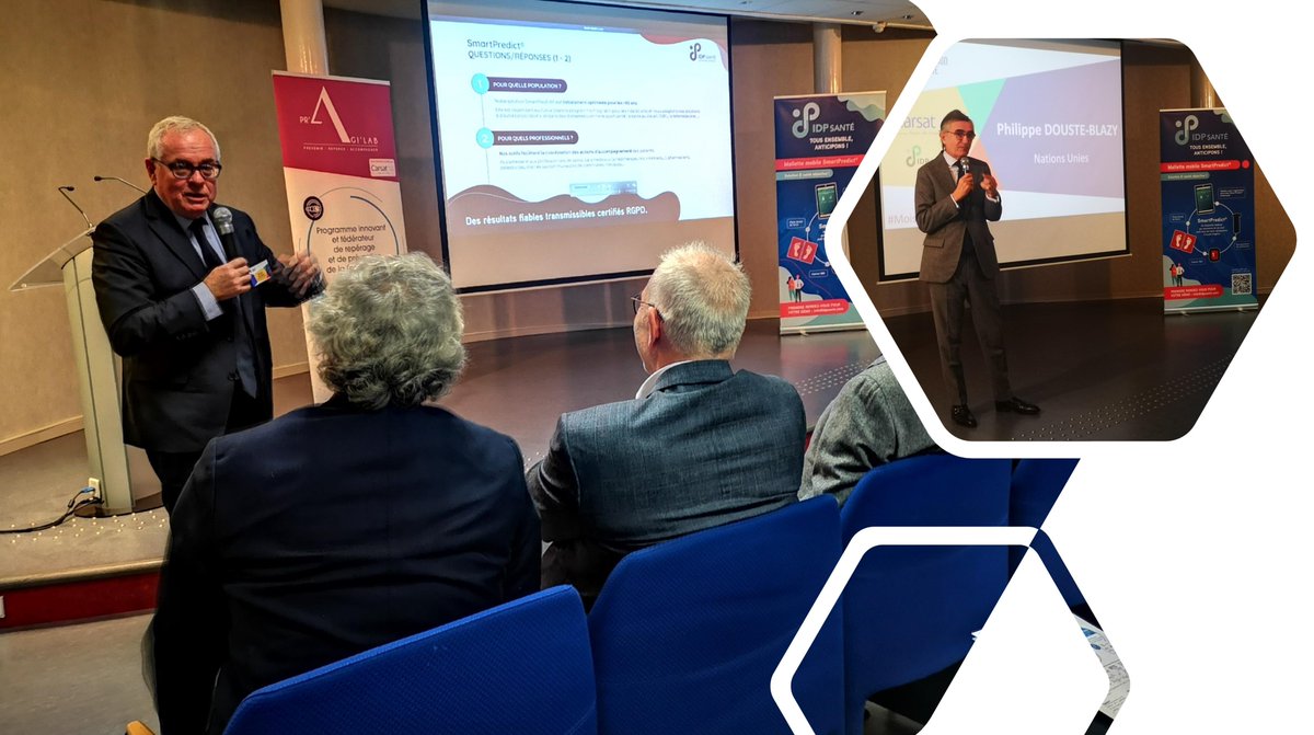 CarsatHdF's tweet photo. #MoisIP💡
sur …
La prévention prédictive de la (pré)fragilité des séniors avec
📌 #PrAgiLab, notre programme de recherche-action
📌 #SmartPredict, un outil d’aide au diagnostic crée par IDPsanté
Ces 2 actions engagées dans le #bienvieillir ont reçu le soutien de P. Douste-Blazy https://t.co/uUpg1tNr3d