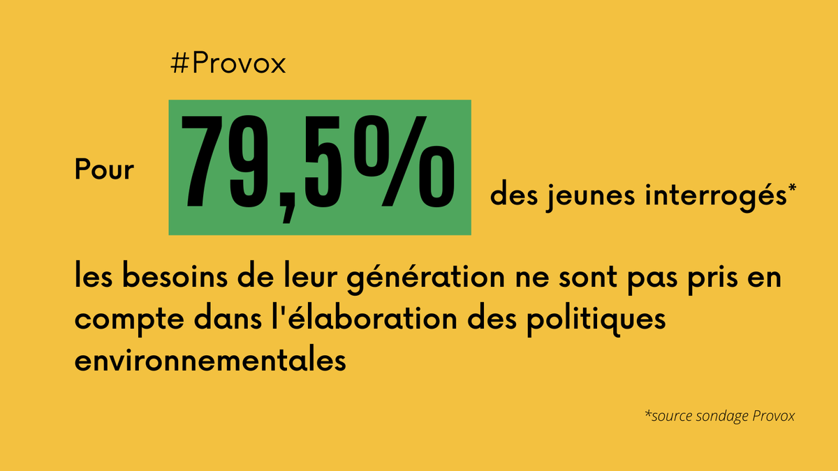 Jeunes_gouv's tweet photo. 📢 L'impression que votre voix n'est pas entendue ?
👉 Rencontrez ceux qui font la loi pour parler politiques environnementales au Festival #Provox qui se déroule du 18 au 20 novembre !
Pour en savoir plus : https://t.co/NjZ35tyLMa
@provoxjeunesse #FestivalProvox #EYY2022 https://t.co/CO146erAS2