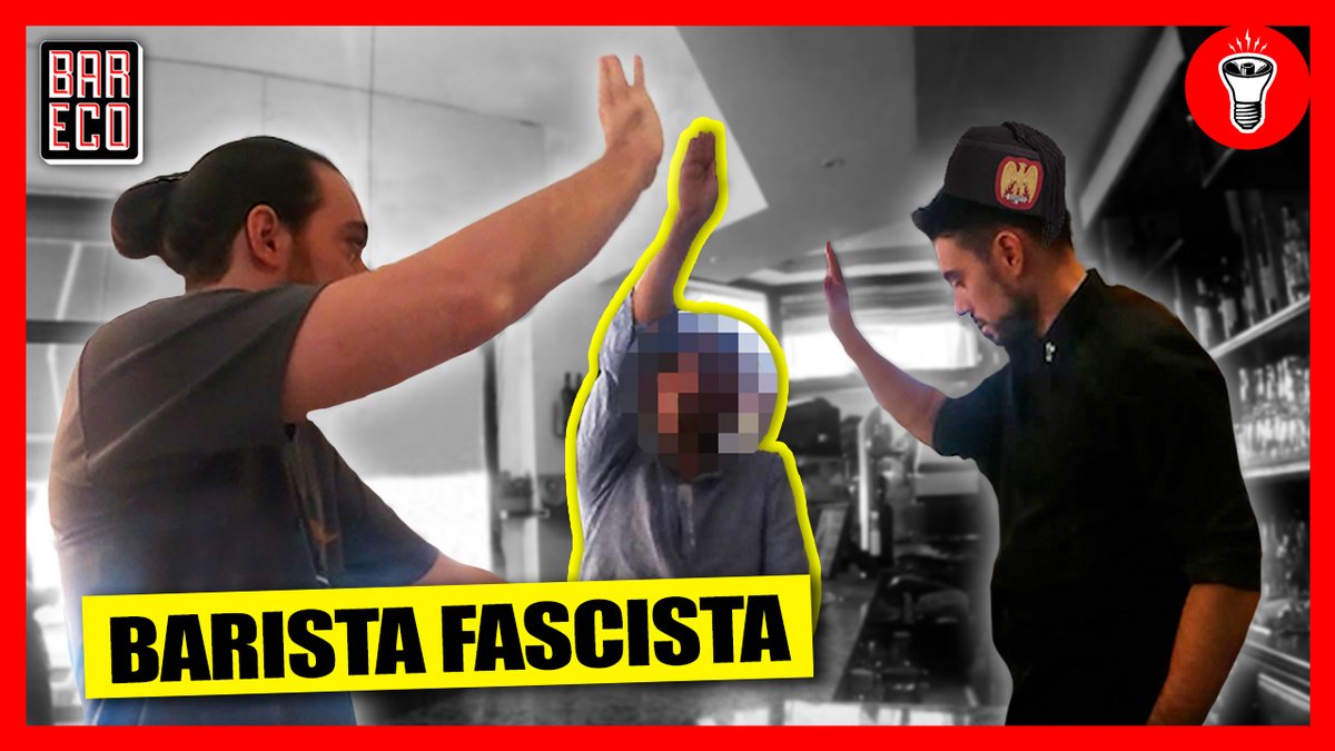 theshowisyou's tweet photo. BAR FASCISTA - Fammi il Saluto e ti Offro il Caffè – [Esperimento Sociale]

L'argomento nel video di oggi è molto scottante ed estremamente "attuale".

Avreste accettato la proposta del barista per un caffè gratis o lo avreste messo a tacere?  

Video -> https://t.co/UKTZTIsteR https://t.co/xebEZpwGsi