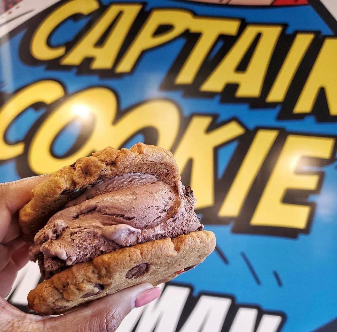 CaptainCookieNC's tweet photo. Saving your week one #icecreamsammie at a time. https://t.co/gGhXpFQFpl