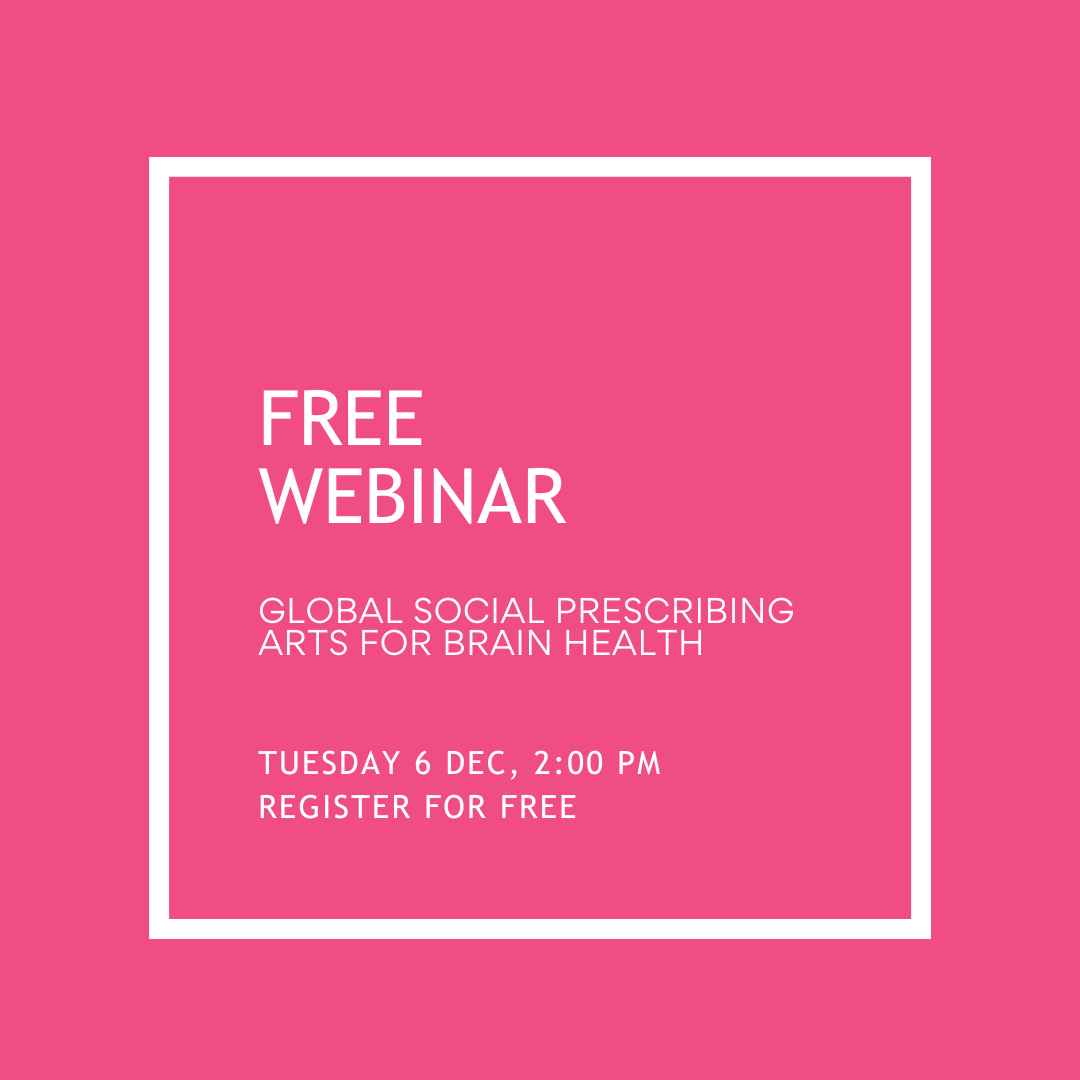NASPTweets's tweet photo. If you are involved or interested in:
Developing #socialprescribing
Working in the field of #creativehealth
Inspiring older adults to override mild cognitive impairment
Responsible for culture/health/wellbeing
The join us for this free webinar
6 Dec, 2 PM
https://t.co/WxZQSuNzgv https://t.co/3LeKvpCaJF