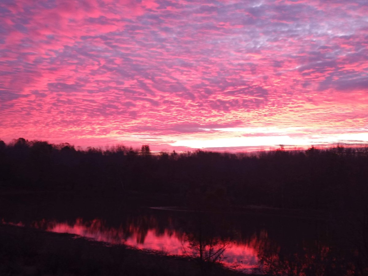 AshleyReneeWx's tweet image. Captivating sunrise over #CharlestonMS this morning 😍. #viewerphoto #mswx #TallahatchieCounty #mississippidelta @The_Delta_News @NWSJacksonMS @NWSMemphis