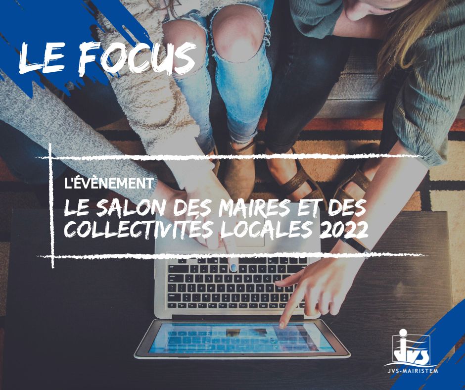 #Focus sur le <a href="/salondesmaires/">Salon des Maires et des Collectivités</a> 

Retrouvez nos #équipes et #experts  sur ce rendez-vous incontournable pour les acteurs des #territoires.

​🗓️22,23 et 24 novembre 2022
📌​Stand G61 - Pavillon 4 
📍​Paris Expo - Porte de Versailles

👉​jvs-mairistem.fr/actualites/jvs…