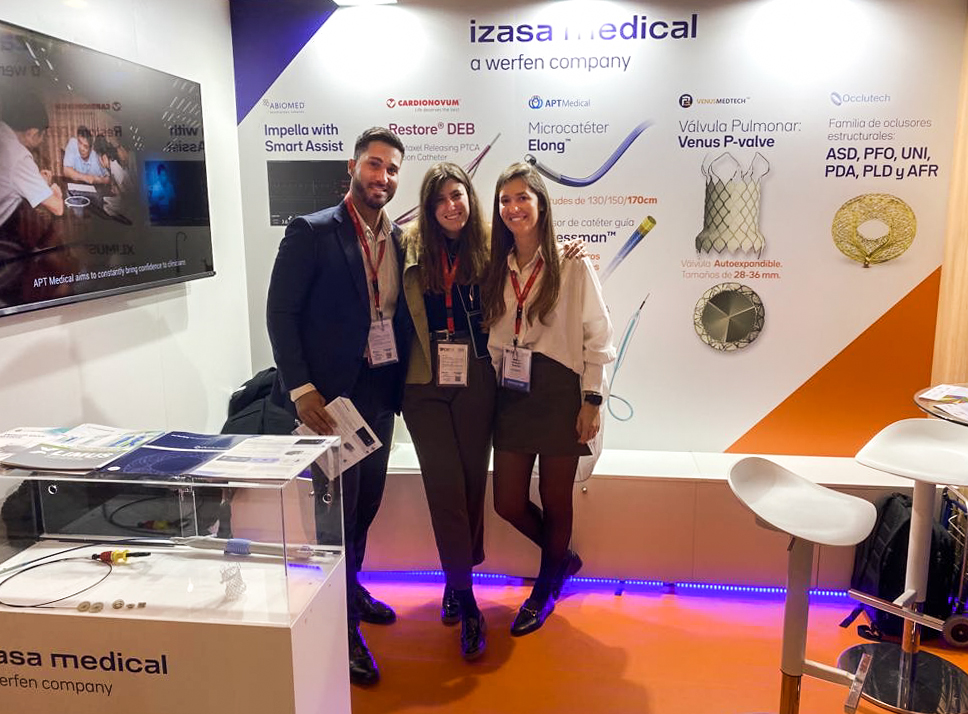 IzasaMedical's tweet photo. Asistimos al Coronary and Structural Course (#CSC) @CSC_interv. ¡Os esperamos en nuestro stand! 👀
📅Del 16 al 18 de noviembre
📍 Madrid, Hotel Riu Plaza
🔗 https://t.co/Ic86LMDHRQ
#CSC22 #IzasaMedical #Abiomed #Occlutech #APTMedical #VenusMedtech #Cardionovum https://t.co/QJXXSFiqQT