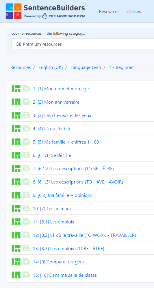 SentenceBuildrs's tweet photo. @nadim_MFL YES!! 🤩 The same 🇬🇧 ESL / EFL content for L1...
🇫🇷 French
🇪🇸 Spanish
🇮🇹 Italian 

Here's the L1 🇫🇷 French section 👇👇👇

#SentenceBuilders #EPI #mfltwitterati #eslchat https://t.co/9ohF1V7maE