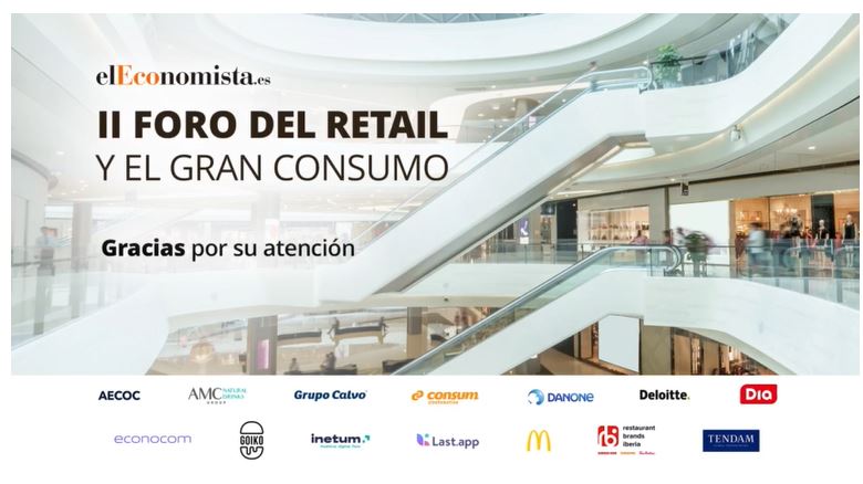 elEconomistaes's tweet photo. 💡Patrocinado por  @AECOC_ES, AMC Natural Drinks Group, @Calvo_es, @Consum, @danone_es, @Deloitte_ES, @DIA_Esp, @Econocom_sp, @goiko, @inetum_es, @LastAPP_ES, @mcdonalds_es, Restaurant Brands Iberia y @TendamRetail

https://t.co/1D6lLjaanL

#IIForoRetaileE https://t.co/AVVjjkvqHV