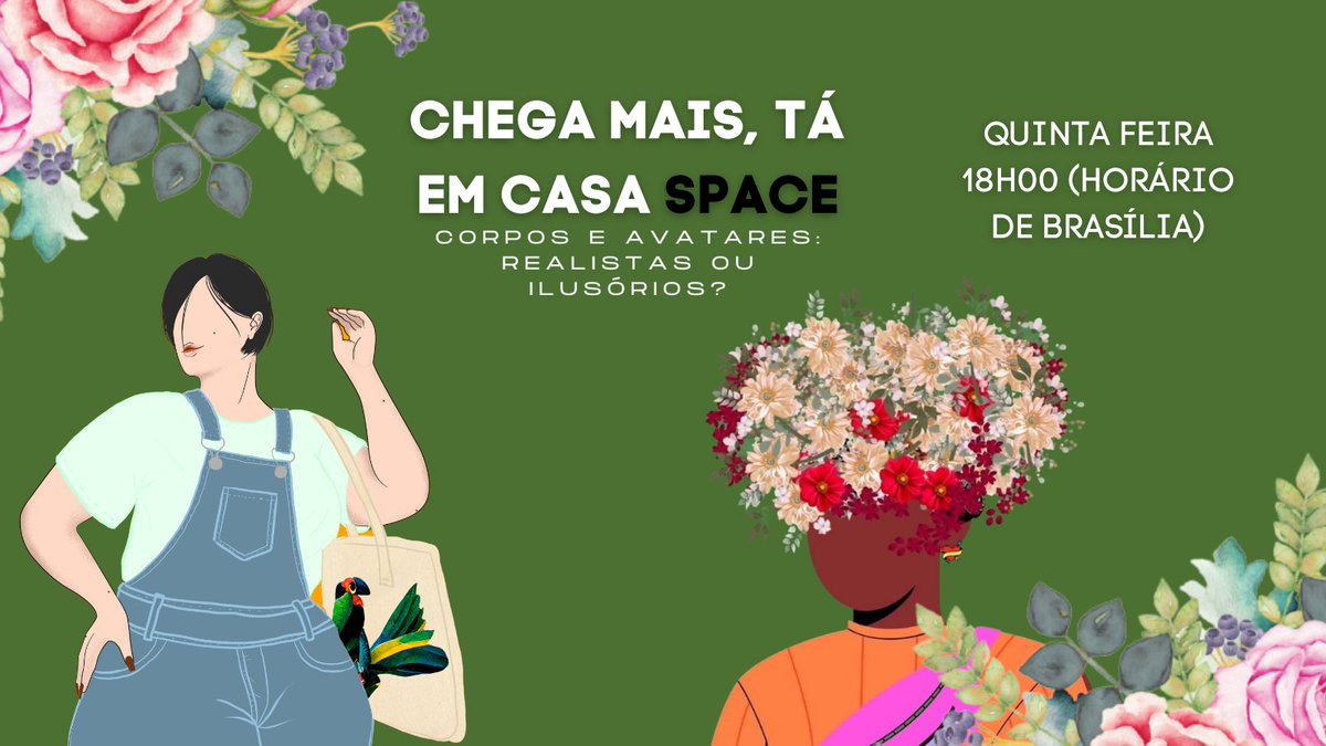 Gente!! O Space de amanhã terá um tema muito importante!!!

🎙️“Corpos e Avatares, Realistas ou Ilusórios?” 🤔

Chega mais, vem falar a sua opinião sobre esse assunto! 🧐

x.com/i/spaces/1vAxR…