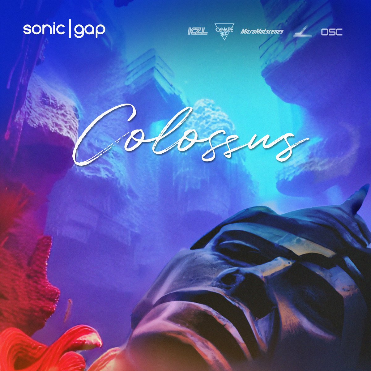 Colossus - new album out today! 😊
#synthwave

Also featuring <a href="/KaarinZoeLee/">Kaarin Zoe Lee💖🎶🔥</a> <a href="/compilerbau/">Compilerbau</a> <a href="/MicroMatscenes/">MicroMatscenes</a> <a href="/OpusScience/">OSC</a> <a href="/CanapeLee/">Canape Lee</a> 

Bandcamp: sonicgap.bandcamp.com/album/colossus

Spotify: open.spotify.com/album/38EH74cV…