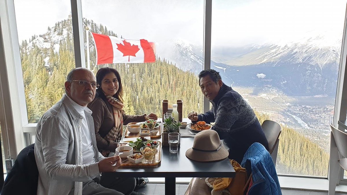 Learned more about #Rohingya genocide from <a href="/drzarni/">maung zarni</a> on the top of Canadian Rockies, 3 years ago, time to revisit #Canada again.