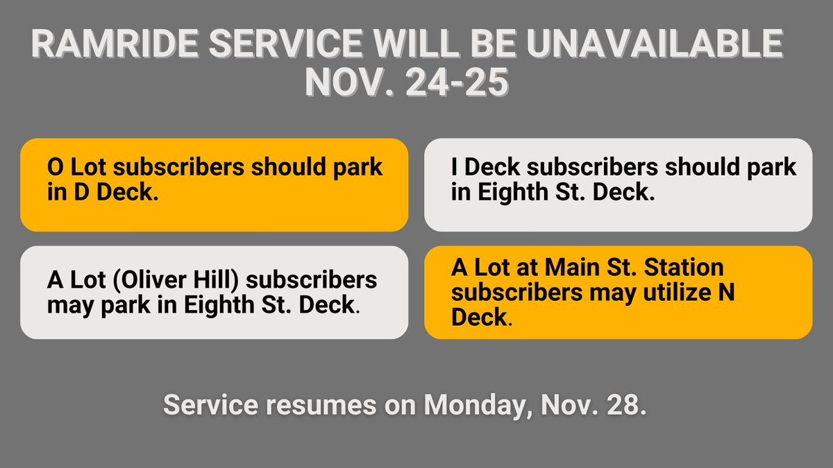 VCU Parking & Transportation tweet media
