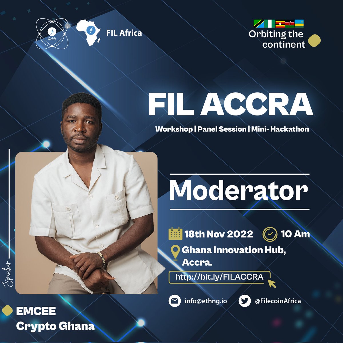 FilecoinAfrica's tweet photo. Medaase @TheCryptoGhana
For moderating FIL Accra

@Filecoin @FilFoundation 

 #Filecoin #Ipfs
#FilecoinOrbit
#FilecoinOrbitCommunityProgram
#FILACCRA #FilAccra https://t.co/G1dPp7itIT