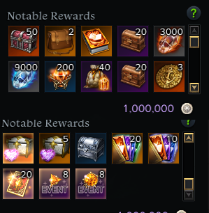 lostinarkesia's tweet photo. Final rewards for the Hyper Express event. #LostArk

Legendary engraving books include all class and combat engravings and are bound. Gems are bound too and can't be fused. https://t.co/LVXwLnAaH7