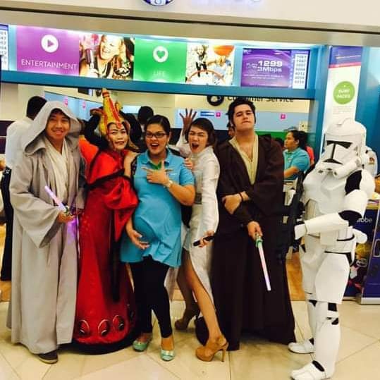Rankruu's tweet image. Dahil Disney ang Starwars. As Anakin Skywalker muna HAHA. #FirstWork #GlobeFam #NewProfilePic