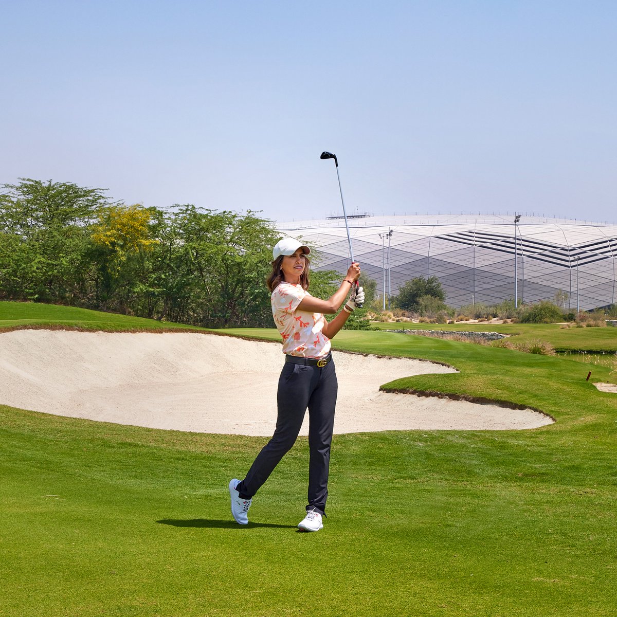 TBrandStudio's tweet photo. “Golf is a mental sport — it’s about mind and body,” says Yasmian Ghanem, a Qatari golfer. @VisitQatar