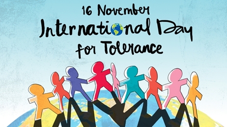 International Day for Tolerance - 16 November

On 16 November 1995, 50 years after the creation of UNESCO, UNESCO’s Member States ratified the “Declaration of Principles on Tolerance”. 
#GATEproject #toleranceday, #equality   gateproject.eu