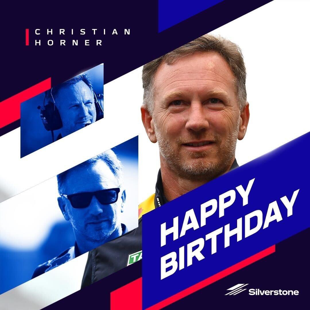 Happy birthday to Christian Horner!        